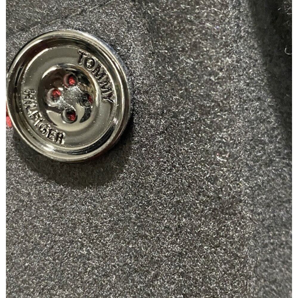 Tommy Hilfiger Women's Double-Breasted Wool Peacoat, Black, Size XL NEW‎ - Picture 6 of 12